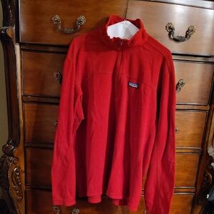 Patagonia Scarlet Fleece Half-Zip Top Sz L